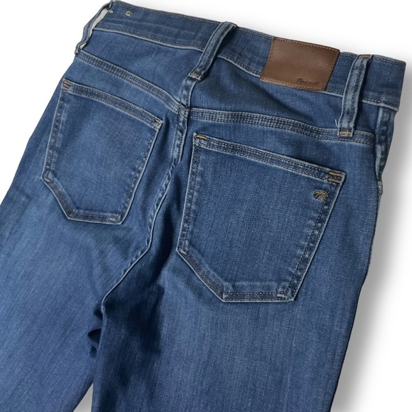 Madewell Stovepipe High Rise Straight Leg Stretch Jeans Cropped Sz 25 - Picture 9 of 12